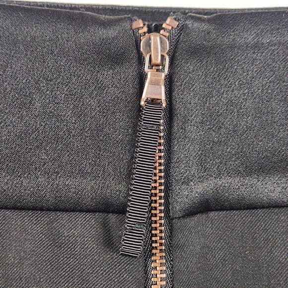 J.Crew Tuxedo Stripe Wool Wrap Pencil Skirt Women’s SZ 2 Black Fully Lined EUC - Picture 10 of 16